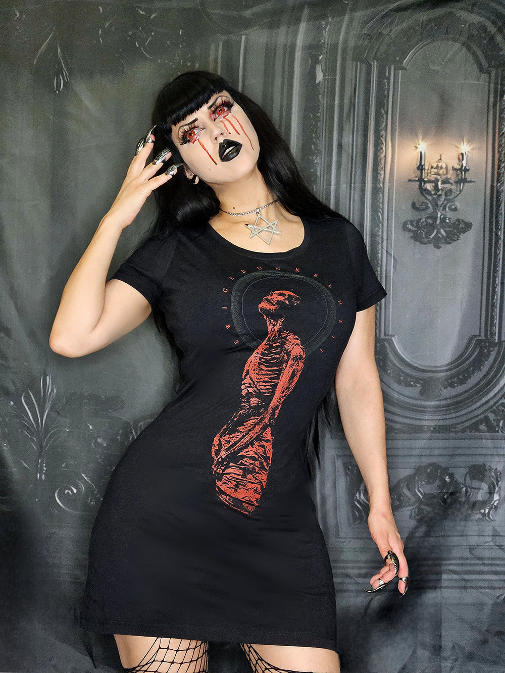 Ewige Dunkelheit holy corpse - DRESS T-shirt dress