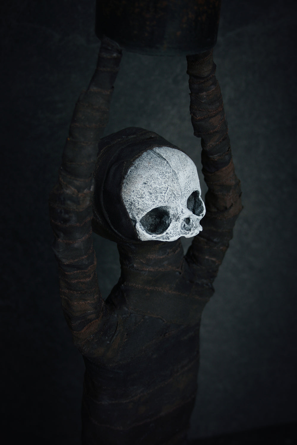 Sculpture "Lucy the lightbringer" - mixed media sculpture