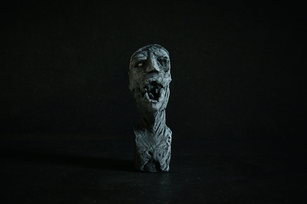 Handsculpted, handcast and painted bust "Undead bust 01" - SCULPTURE