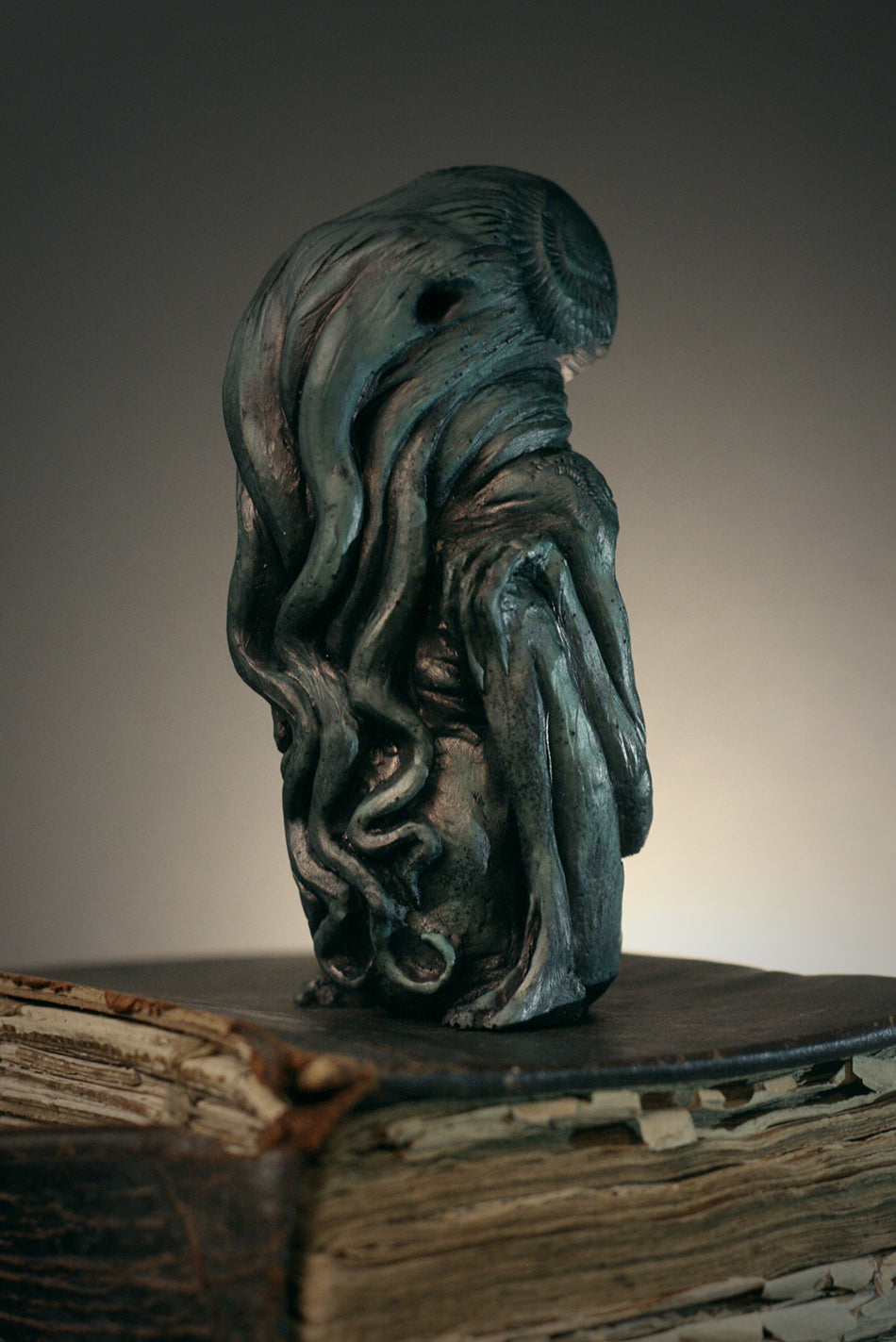 Cthulhu sculpture, handcast / hand-painted - SCULPTURE