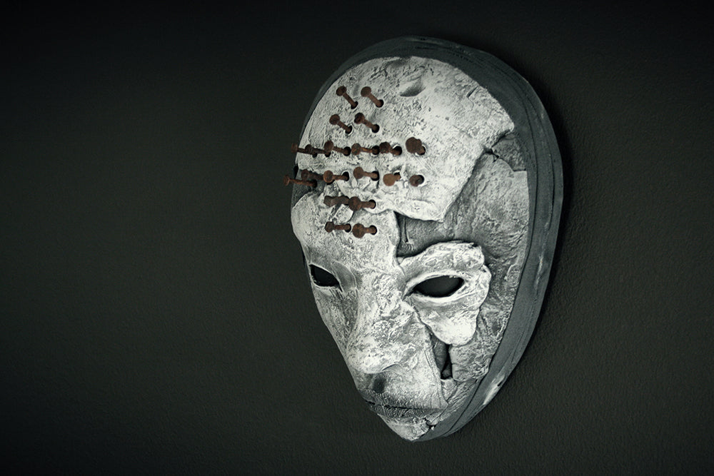 Ceramic sculpture "Large nail cross" - SCULPTURE