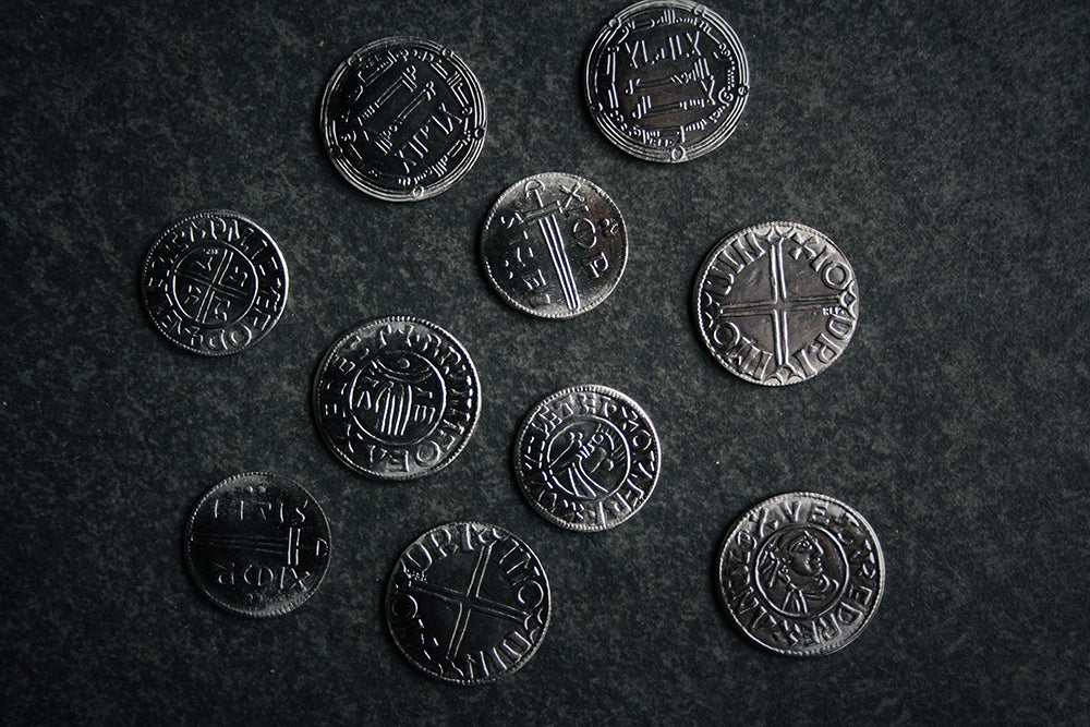 Viking coin replica from findings in Birka, Sigtuna, Skåne, Hedeby and Jorvik - RITUAL ITEM