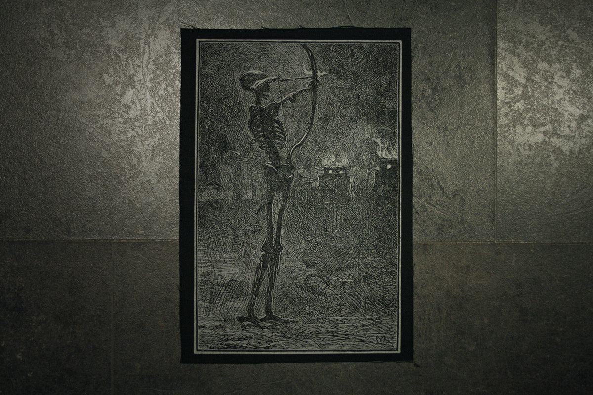 Death dealing arrows. (J. E. Millais) - BACK PATCH