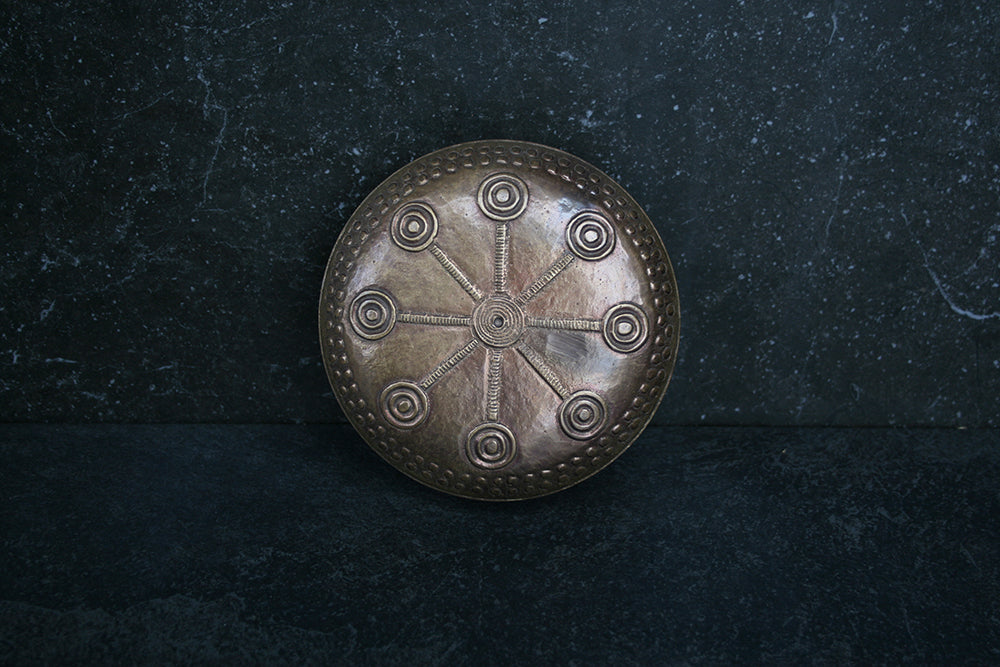 Bronze Age bowl with ornaments smaller version, historical replica from Bronze Age findings - RITUAL ITEM