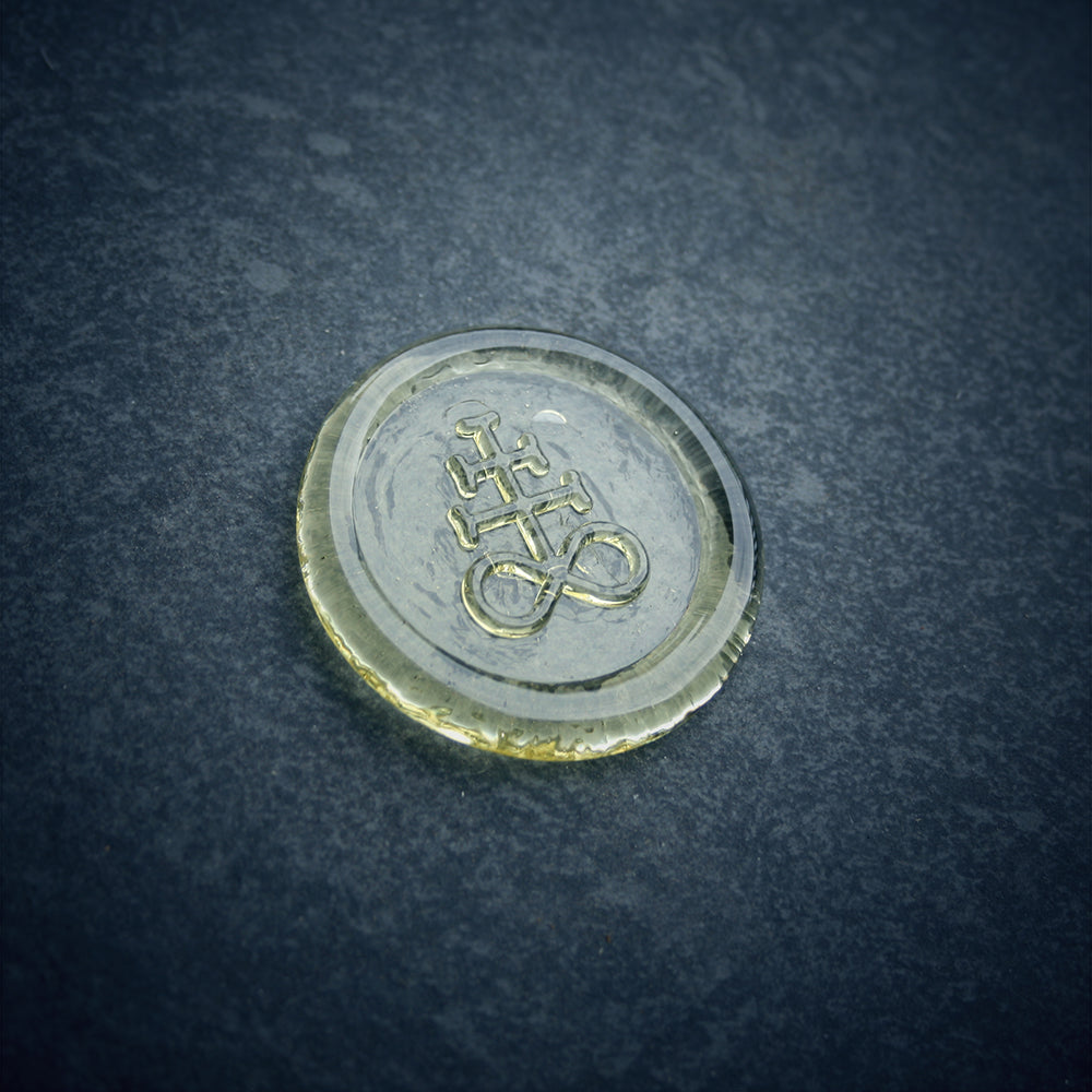 Glass sigil, Leviathan Cross - RITUAL ITEM