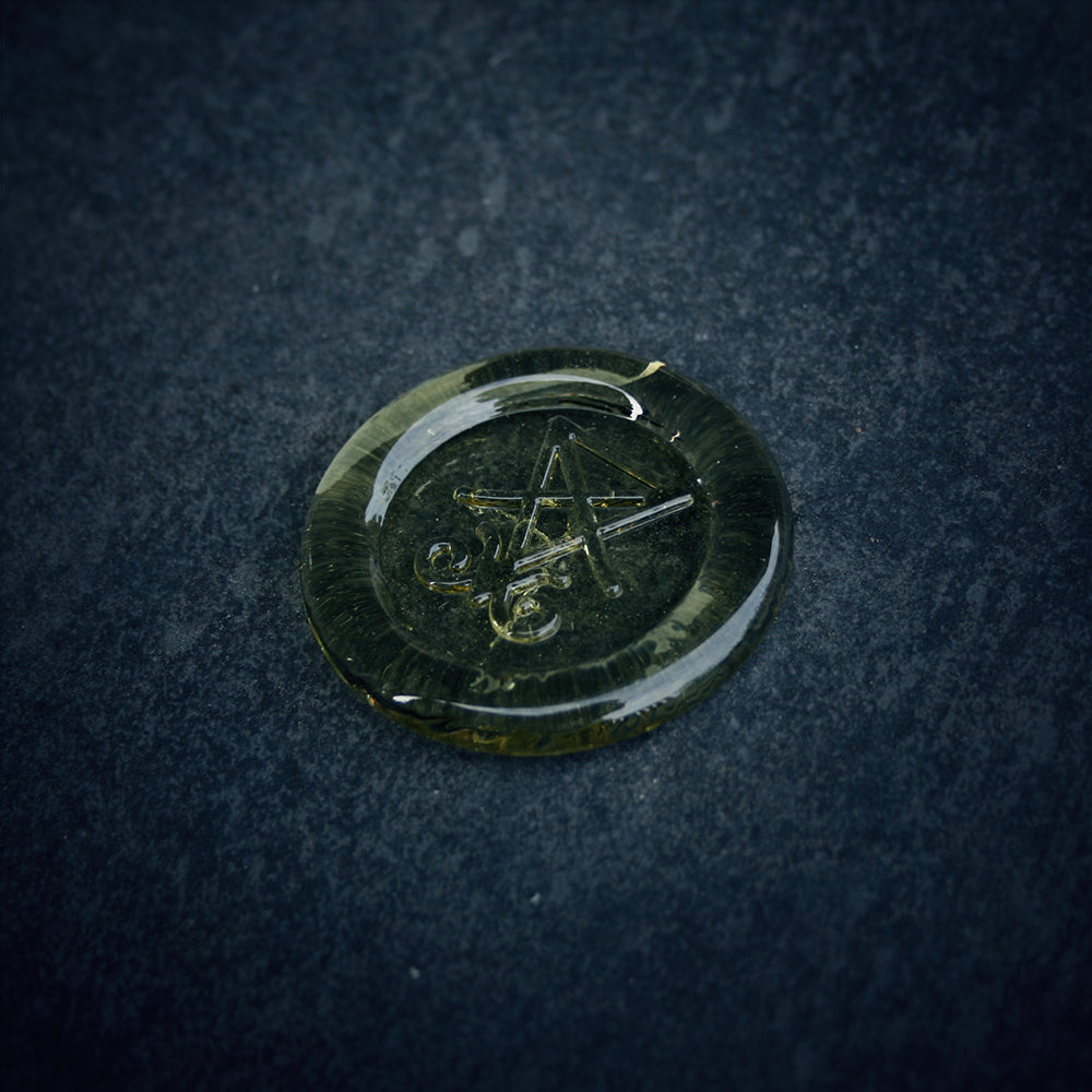 Glass sigil, Seal of Lucifer - RITUAL ITEM
