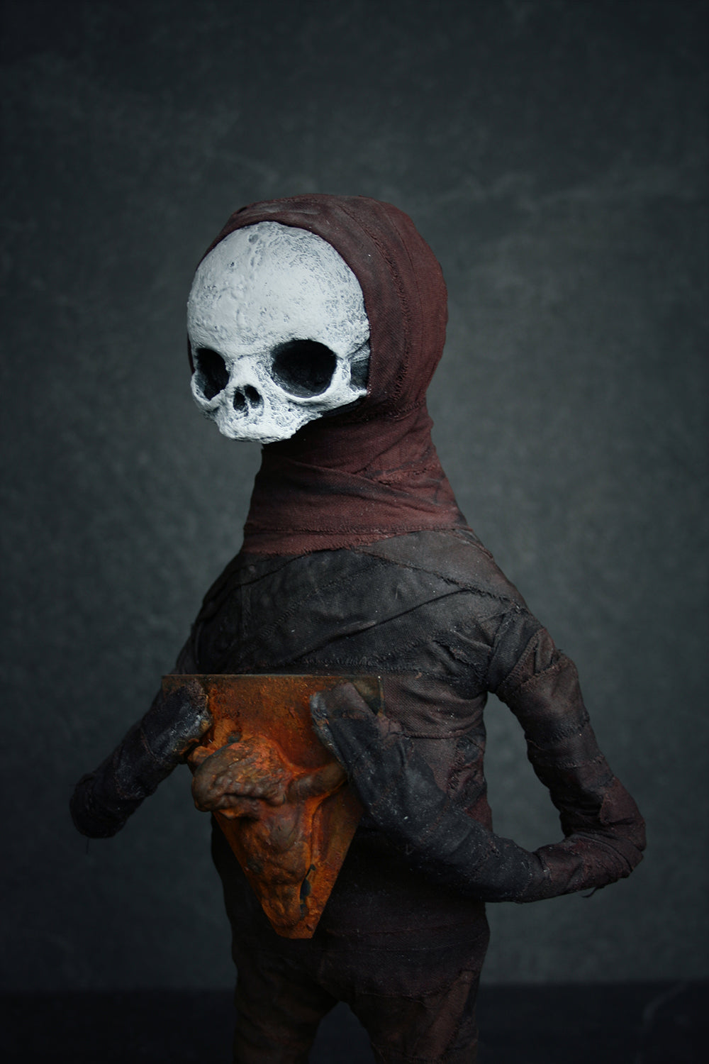 Sculpture "Rust-Jesus" - mixed media sculpture