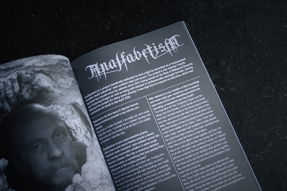 Agonist Sounds #1 - MAGAZINES / FANZINES / BOOK