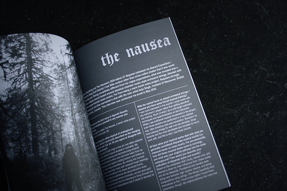 Agonist Sounds #1 - MAGAZINES / FANZINES / BOOK