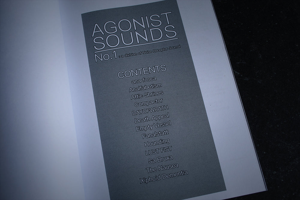Agonist Sounds #1 - MAGAZINES / FANZINES / BOOK