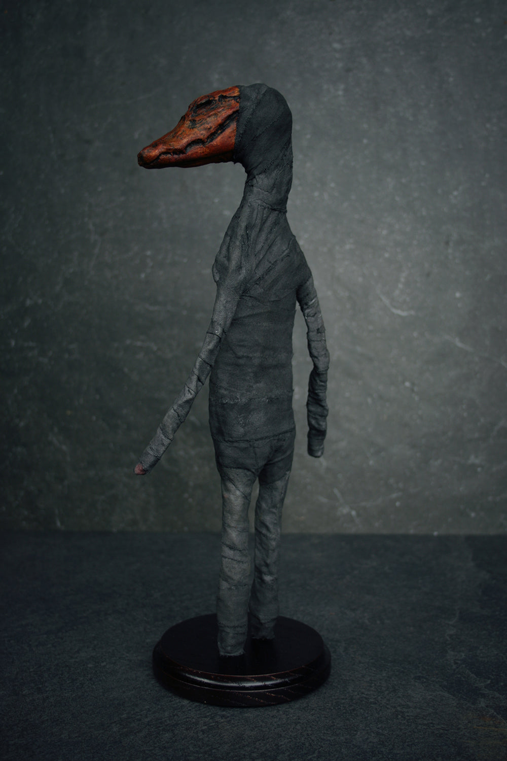 Sculpture "Sobek 1" - mixed media sculpture