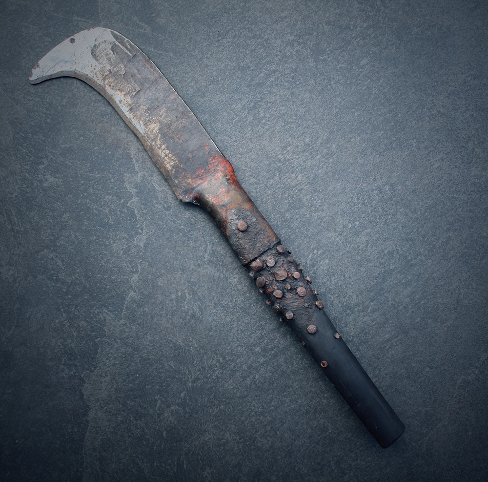 Ritual blade rust and rivets reaper - RITUAL ITEM