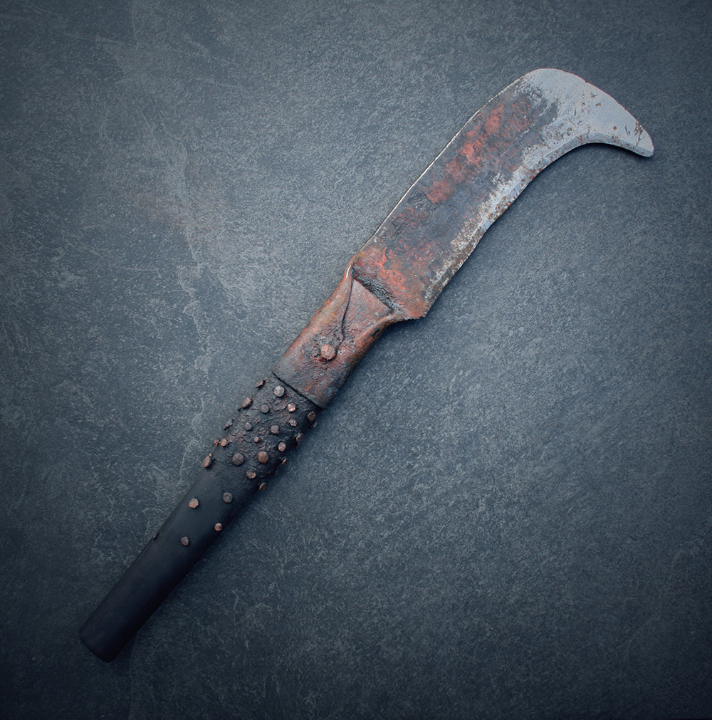 Ritual blade rust and rivets reaper - RITUAL ITEM