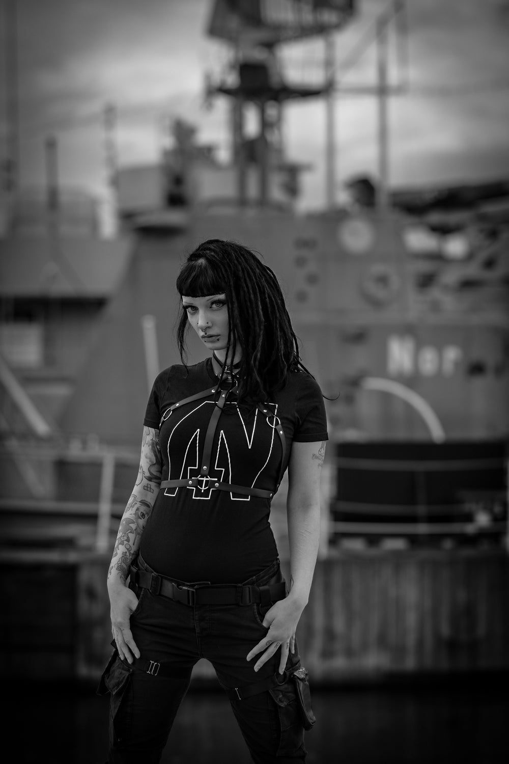 Abu Nein "Logo design", official merchandise - T-shirt female fitted