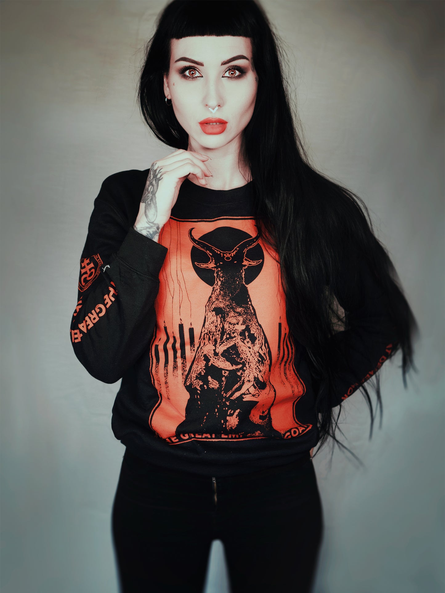 Great Emperor Goat, horned God - SWEATSHIRT