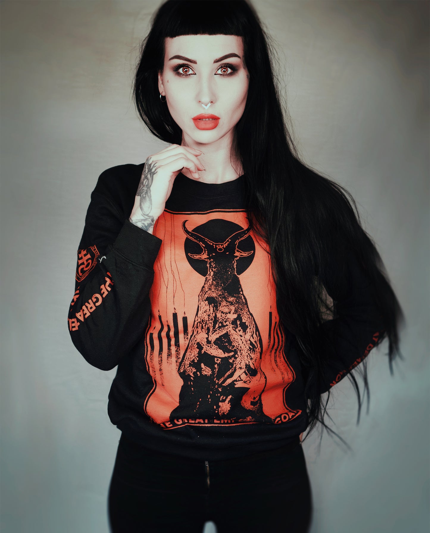 Great Emperor Goat, horned God - SWEATSHIRT