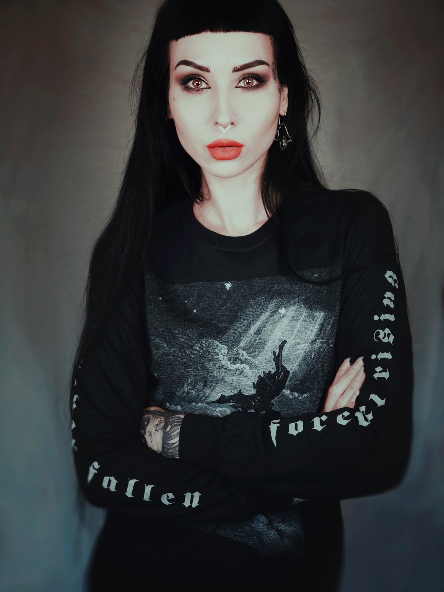Fall of Lucifer, Gustave Doré - Longsleeve
