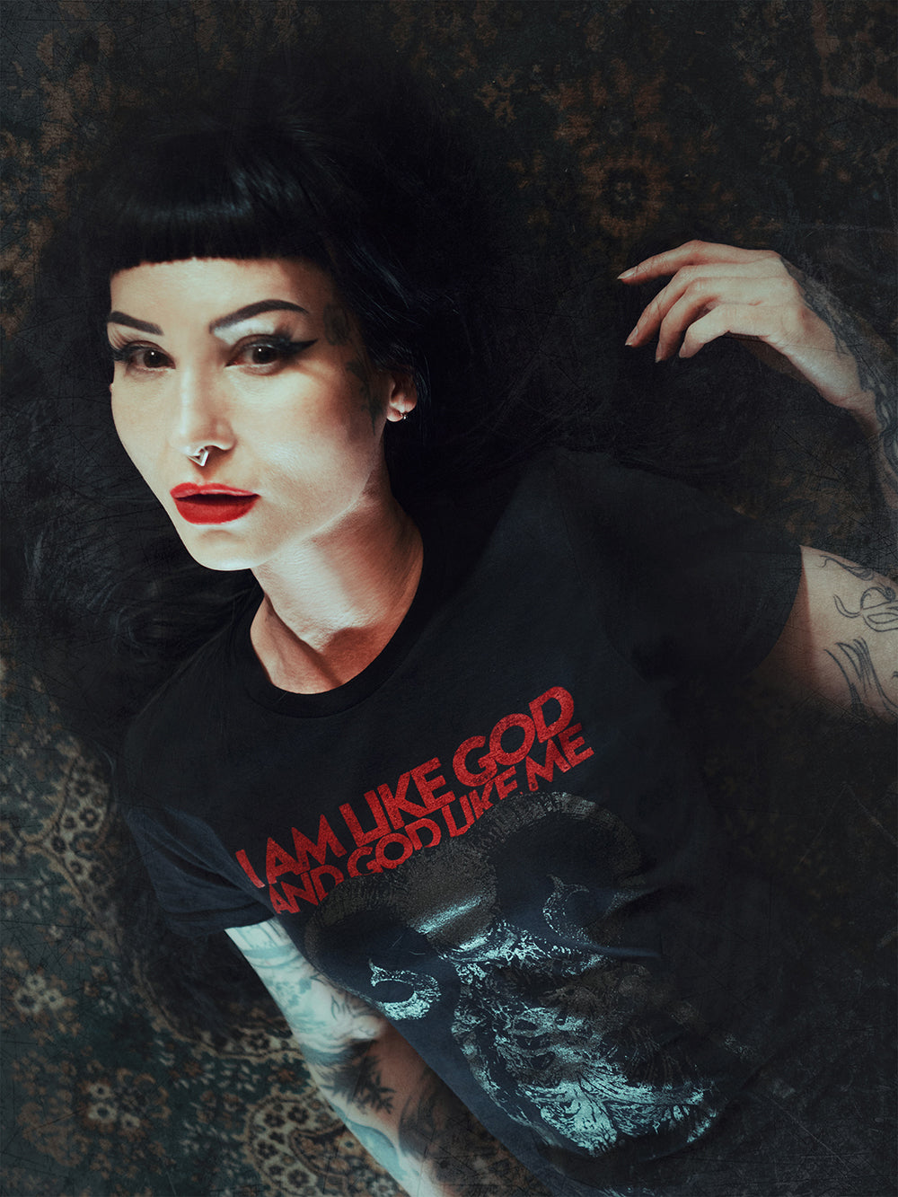 I am like GOD and GOD like me - T-shirt female fitted