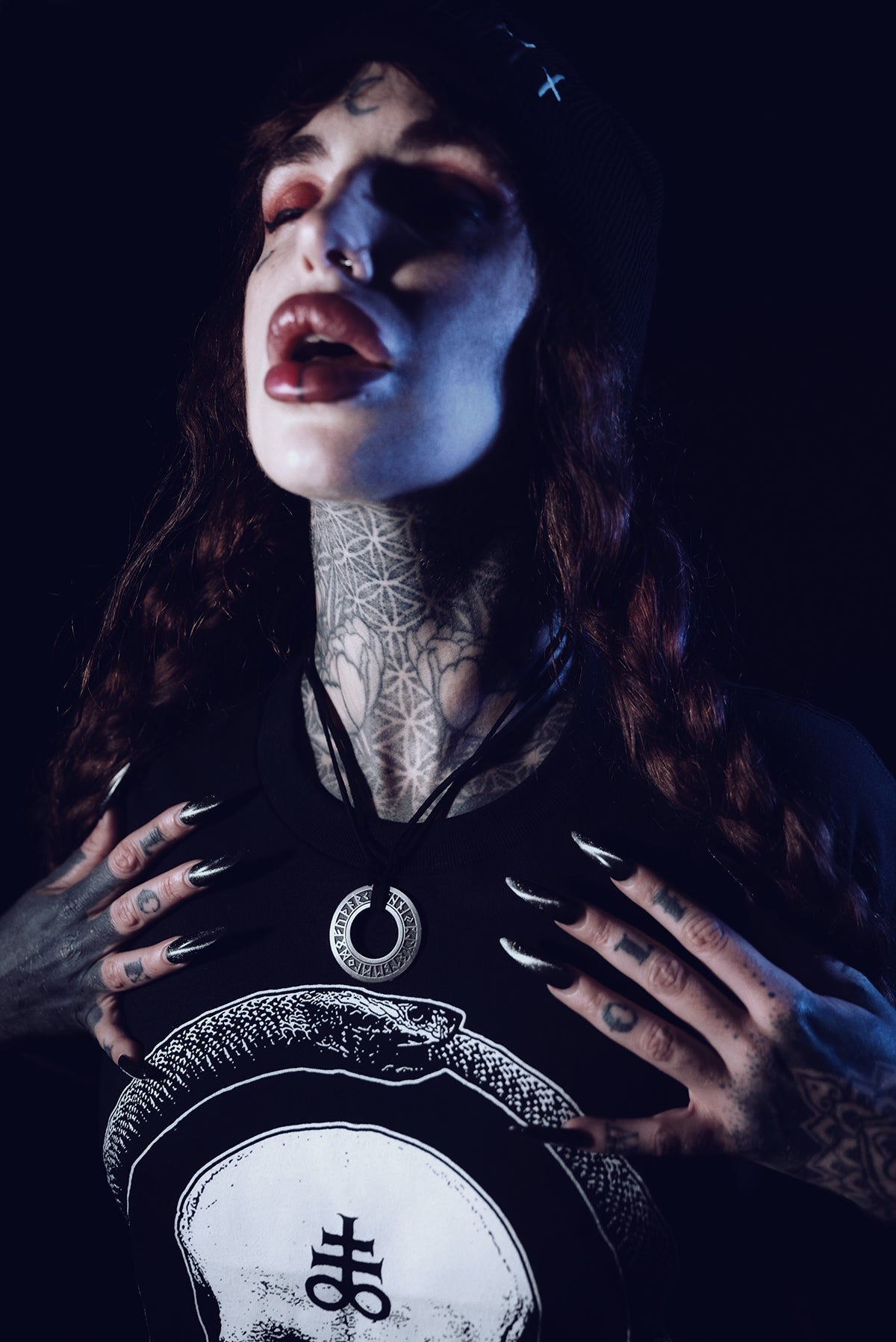 Elder futhark rune disc - NECKLACE