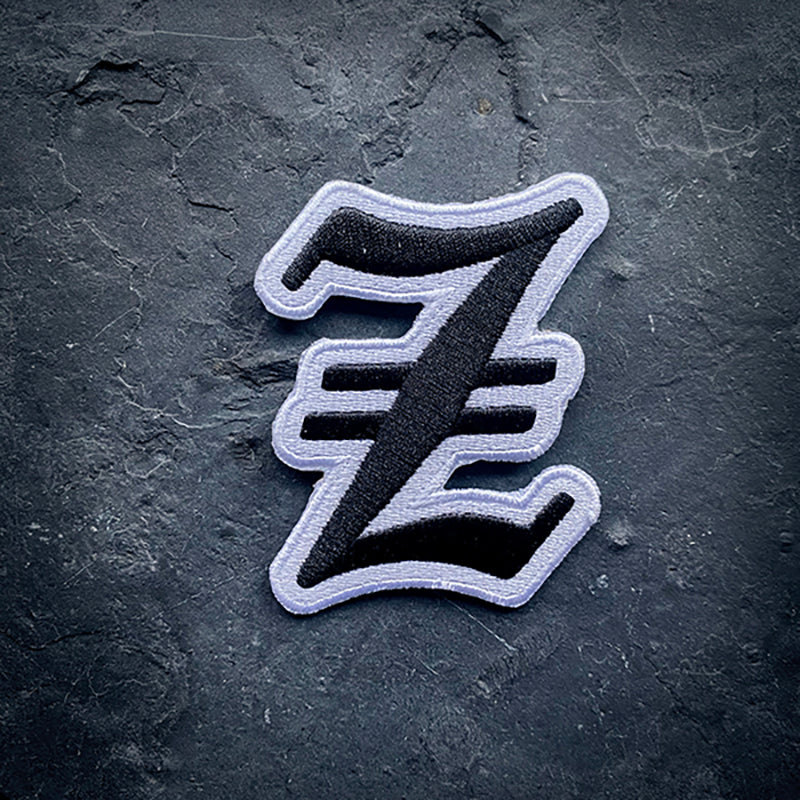 Z alphabet patch, the letter "Z" Old English - PATCH