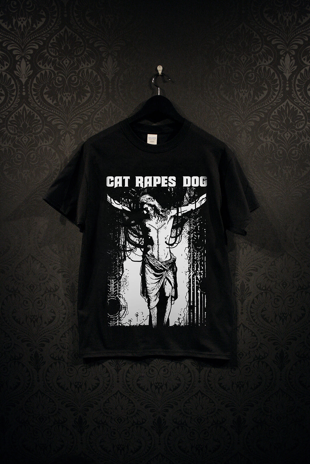 Cat Rapes Dog "Speeding Jesus", official merchandise - T-shirt
