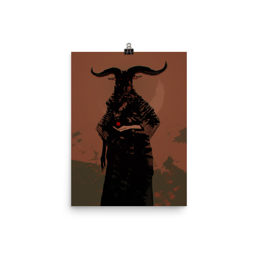 The horned God - Art print