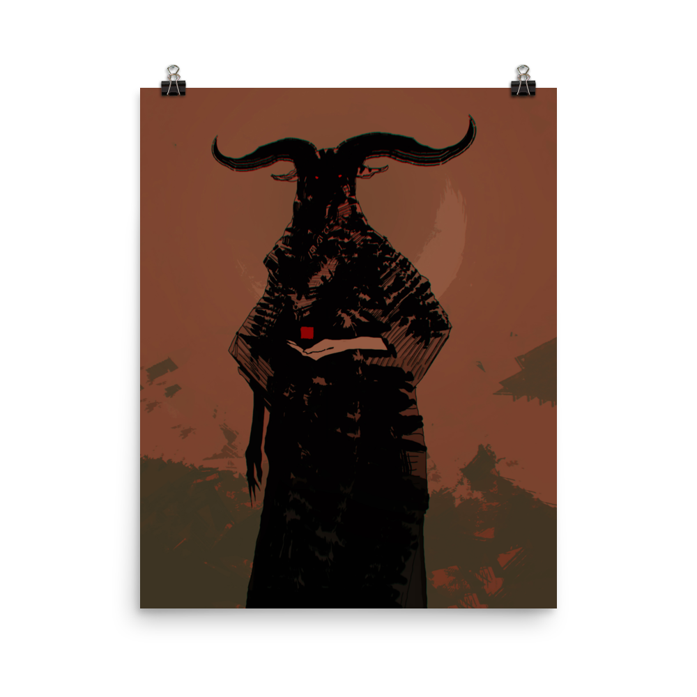 The horned God - Art print