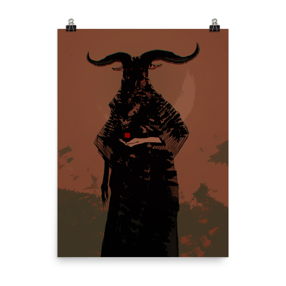 The horned God - Art print