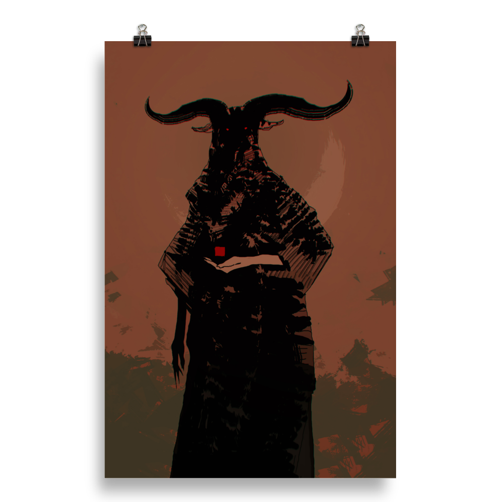 The horned God - Art print