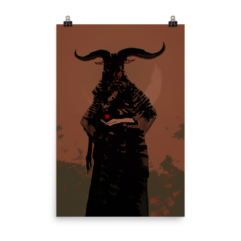 The horned God - Art print