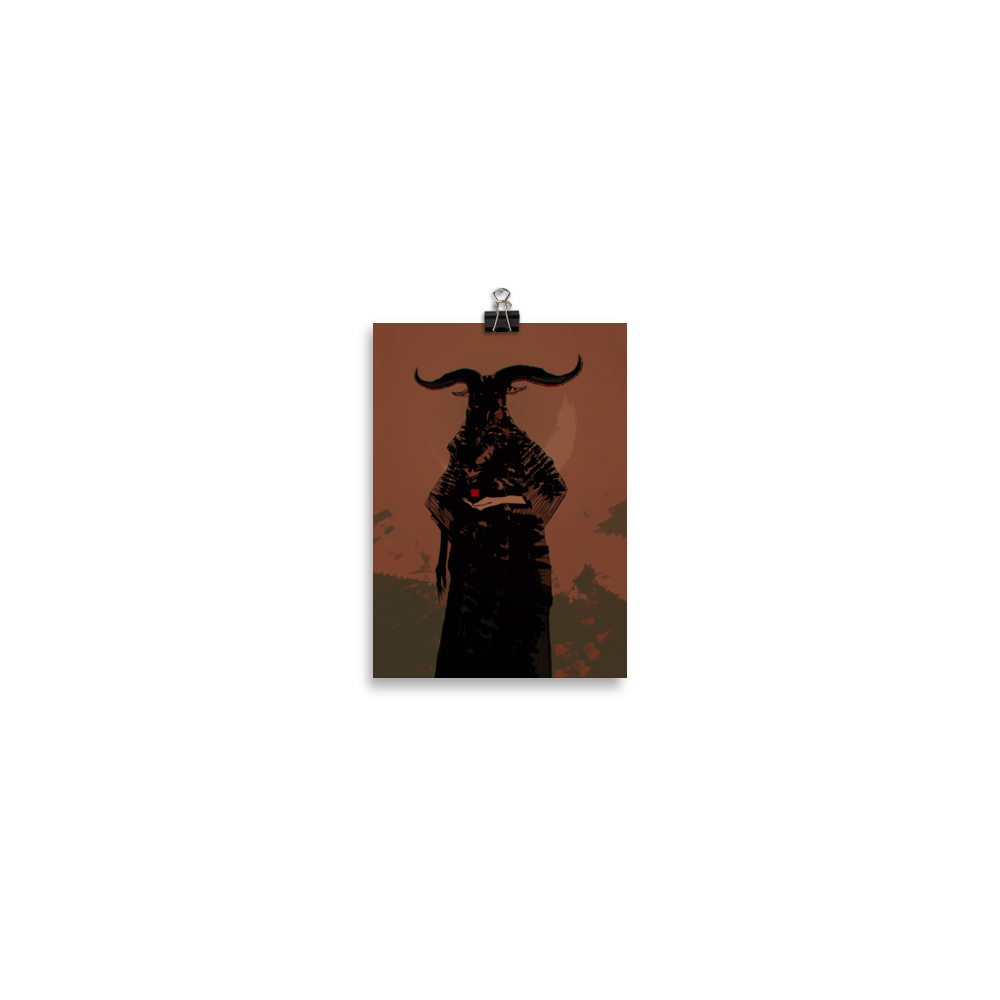 The horned God - Art print
