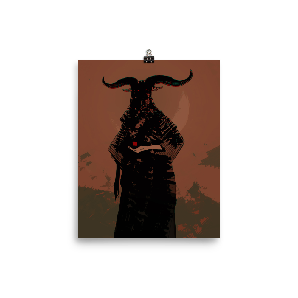 The horned God - Art print