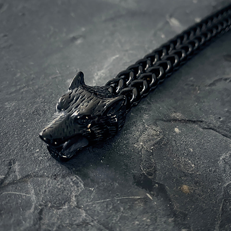Fenrir bracelet, Wolf themed viking & celtic - BRACELETS