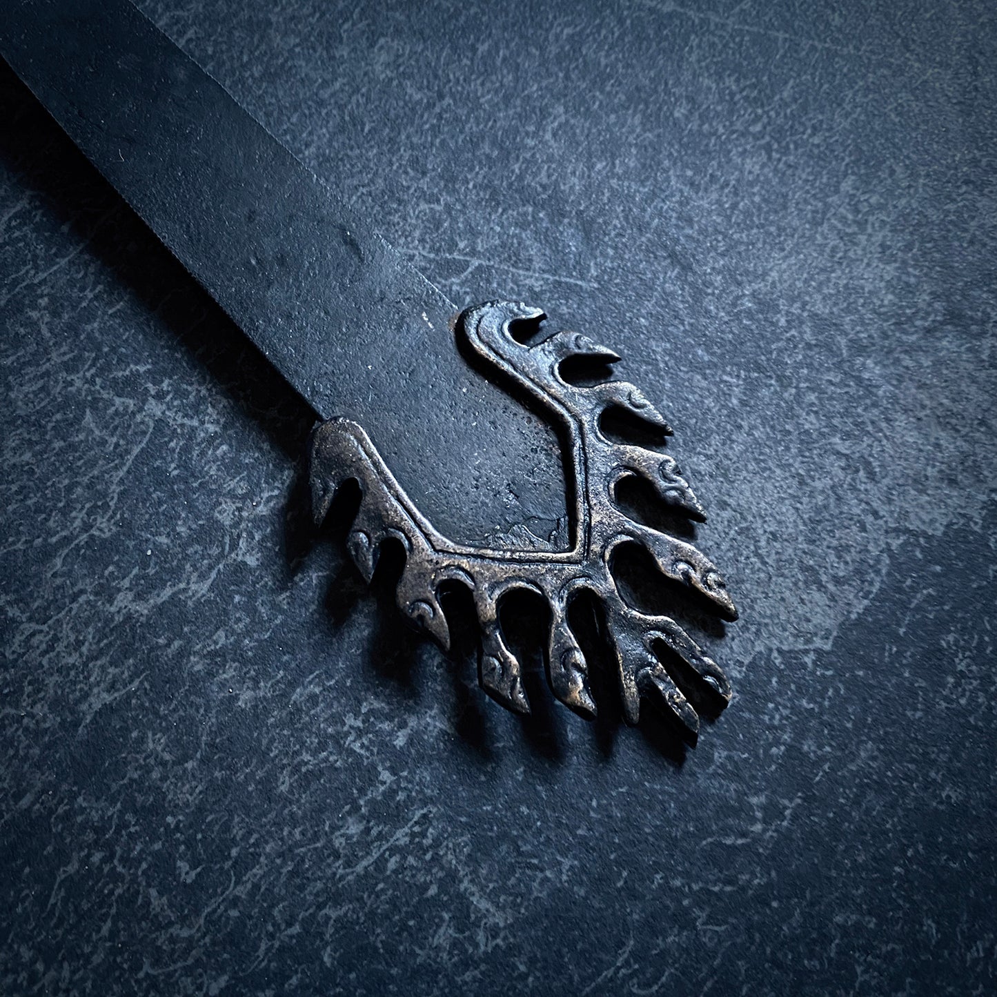 Fire Sword of Manjushri, magical ritual weapon dark patina edition - RITUAL ITEM