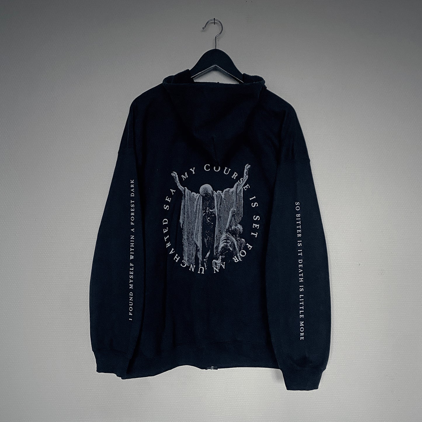 DEATH, Gustave Doré illustration zip-up hoodie - HOODIE