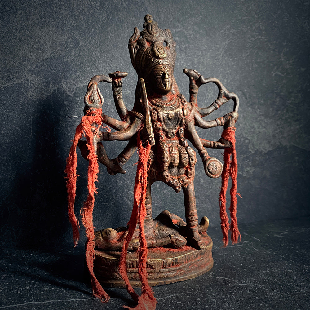 KALI statue, aged bronze patina edition - RITUAL ITEM