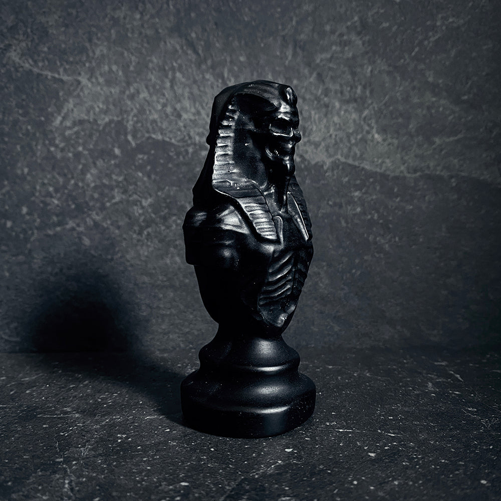 Nephren-Ka, The Black Pharaoh, embodied Nyarlathotep, carved black obsidian - RITUAL ITEM