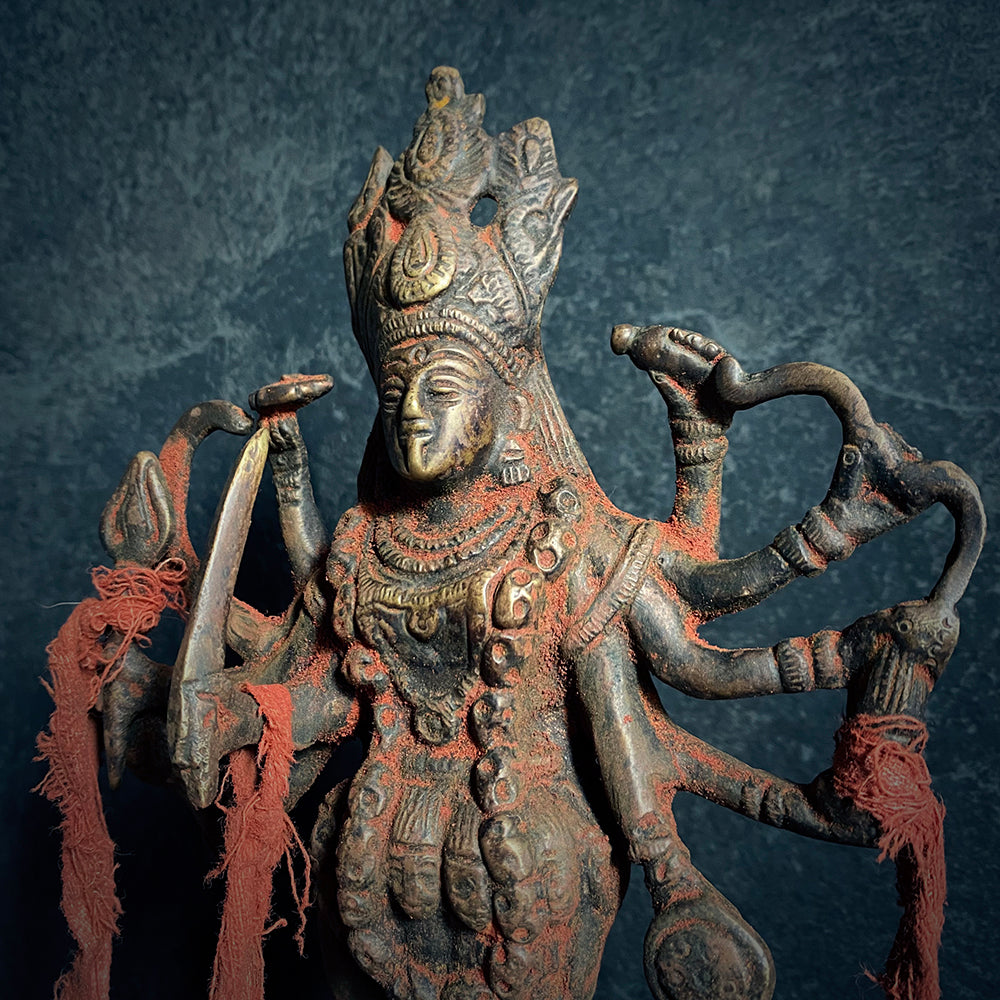 KALI statue, aged bronze patina edition - RITUAL ITEM