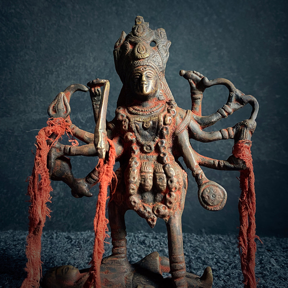 KALI statue, aged bronze patina edition - RITUAL ITEM