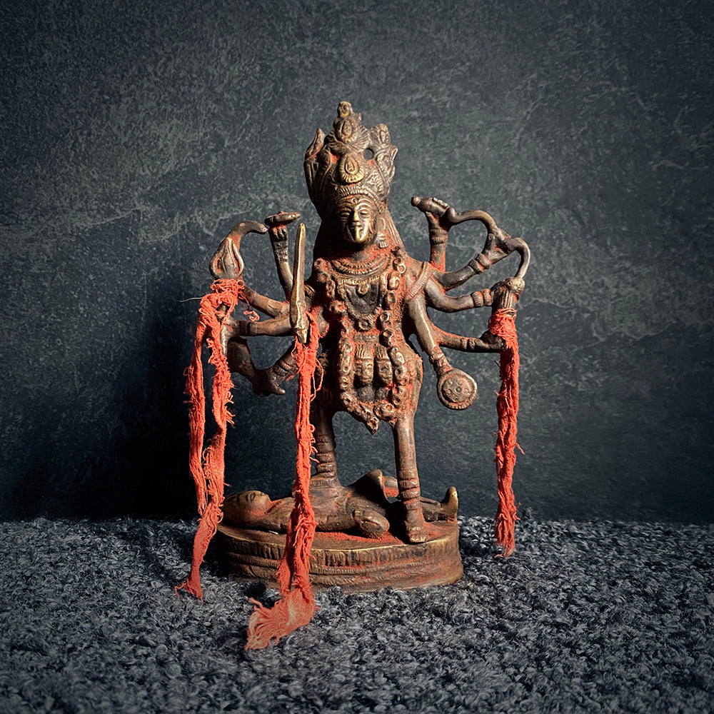KALI statue, aged bronze patina edition - RITUAL ITEM