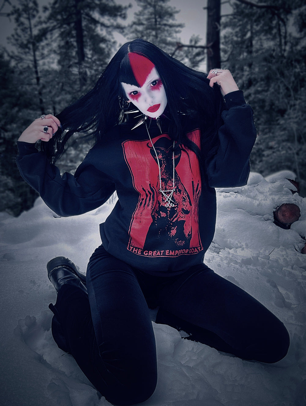 Great Emperor Goat, horned God - SWEATSHIRT