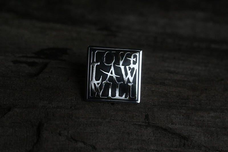 Love Law Will, crowley, thelema, occult and magick - PIN
