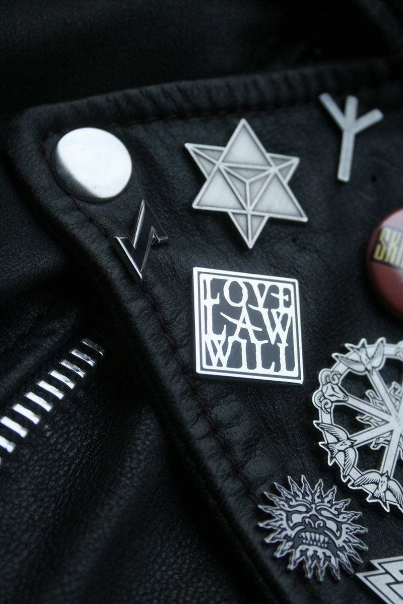 Love Law Will, crowley, thelema, occult and magick - PIN