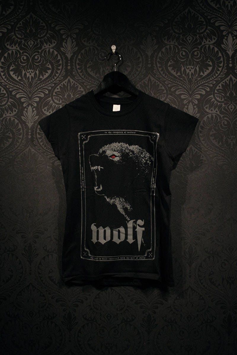 Wolf - T-shirt female fitted