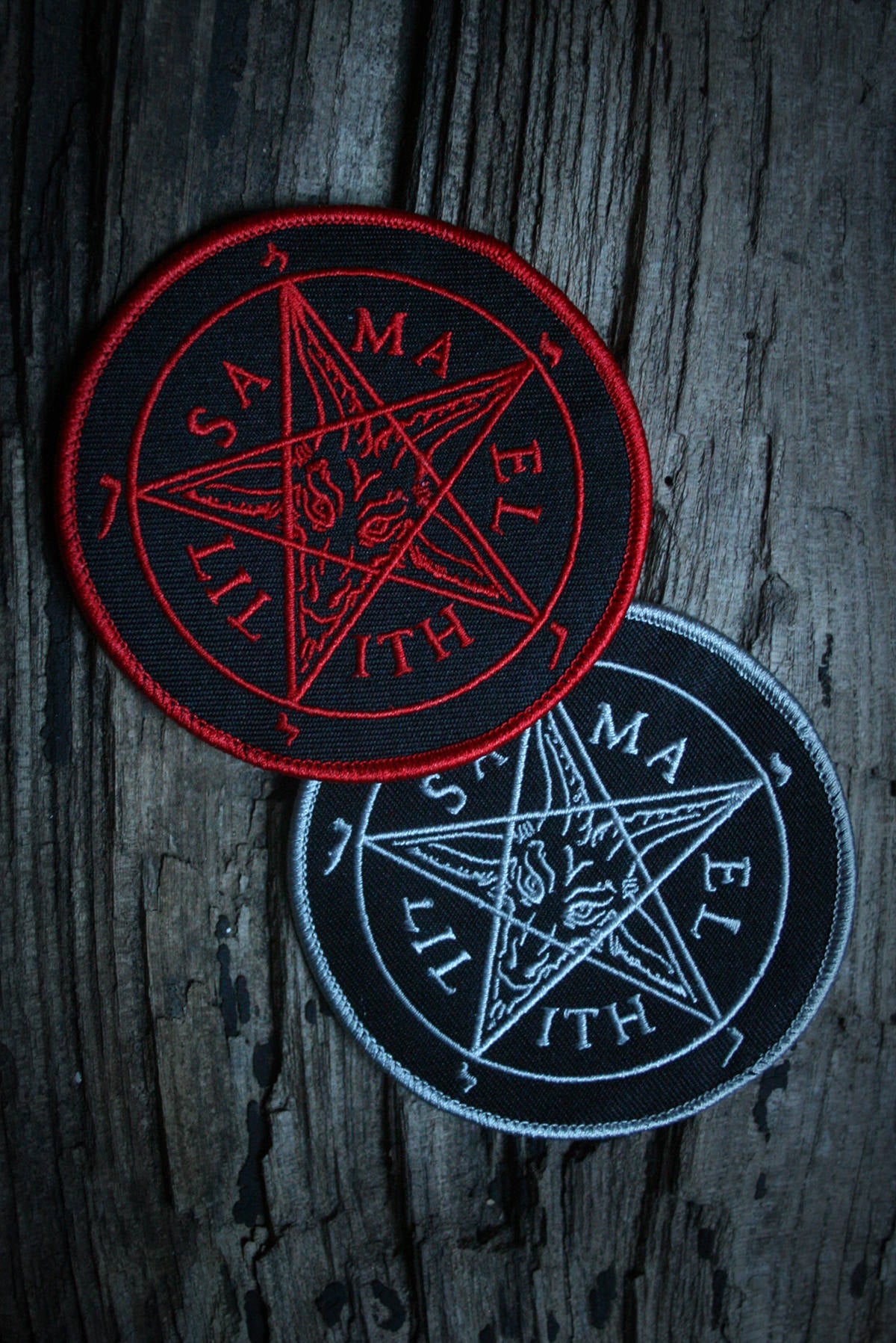 Seal of Baphomet - Samael and Lilith, red version - PATCH