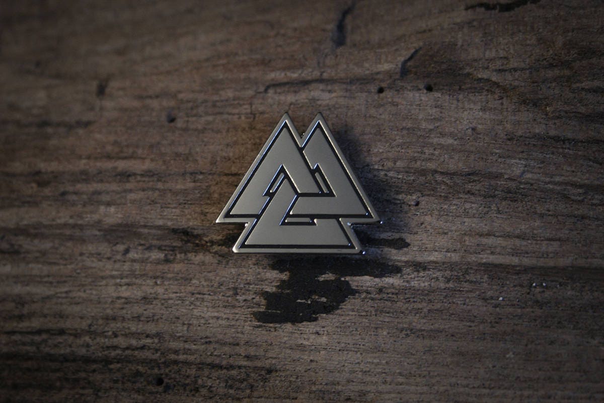 Valknut, double - PIN