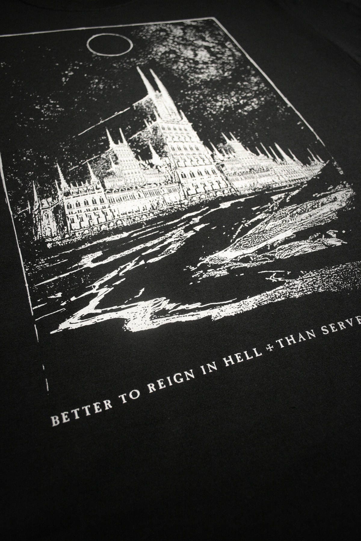 Better to Reign in Hell, than Serve in Heaven - T-shirt female fitted