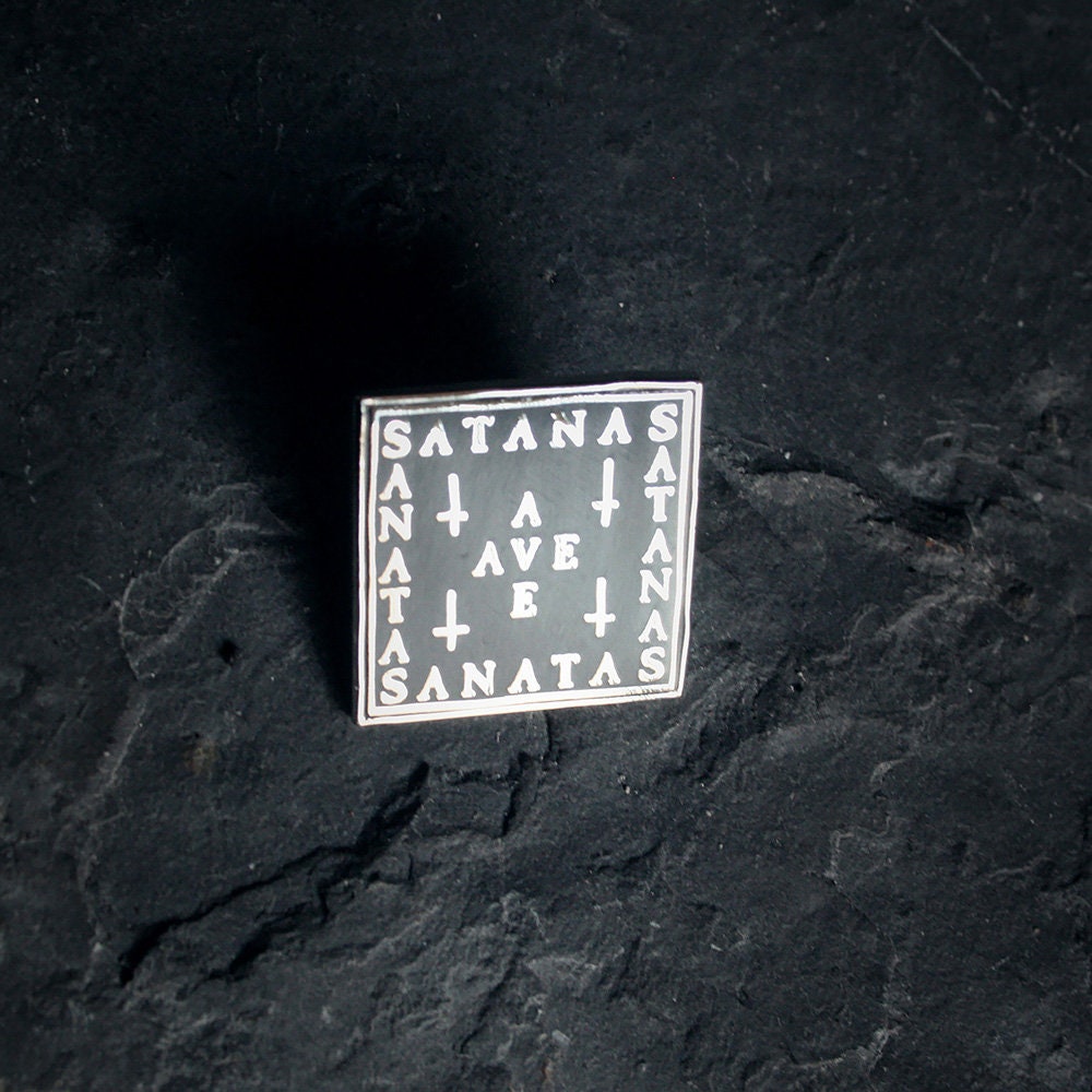 Ave Satanas, hard enamel PIN