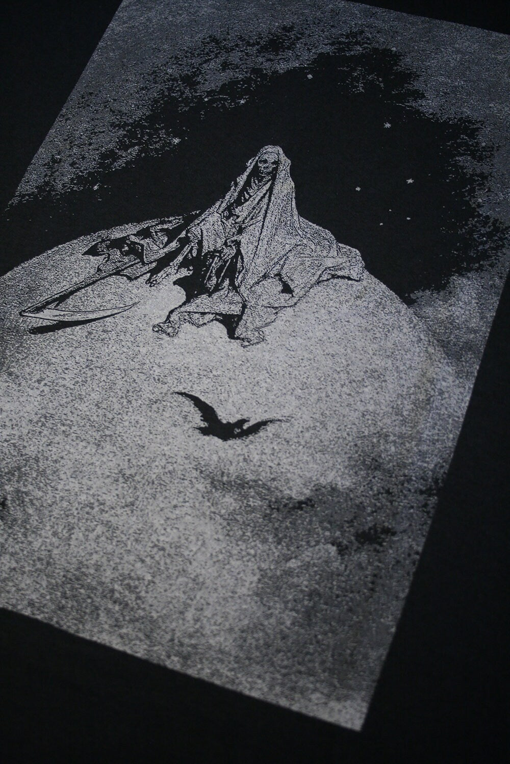 Death and the Raven, Gustave Dore illustration - T-shirt female fitted