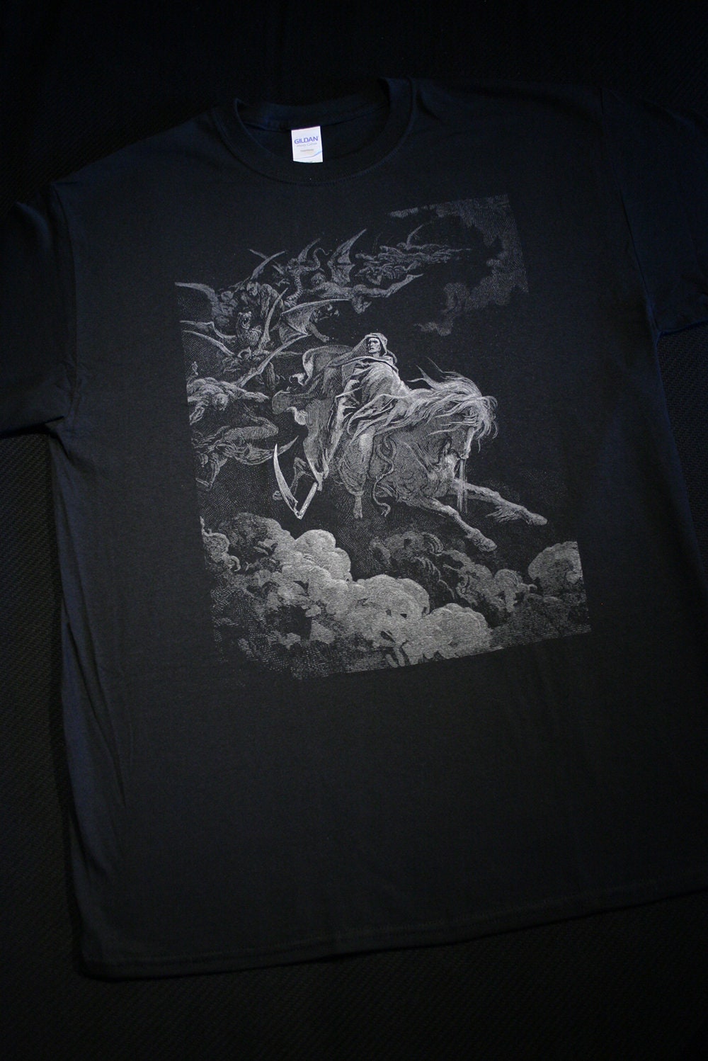 DEATH, Gustave Dore illustration - T-shirt